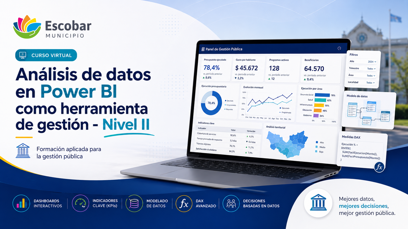 Análisis de datos en Power BI como herramienta de gestión – nivel II